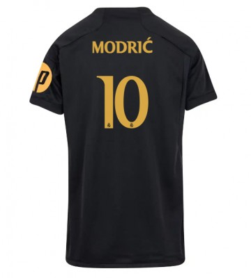 Real Madrid Luka Modric #10 Tercera Equipación Mujer 2023-24 Manga Corta